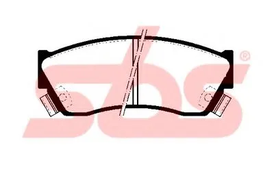 Комплект тормозных колодок, дисковый тормоз sbs купить