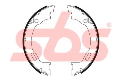 Комплект тормозных колодок, стояночная тормозная система sbs купить