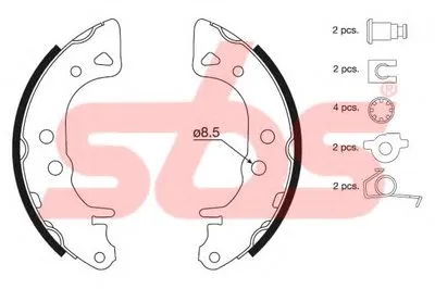 Комплект тормозных колодок sbs купить