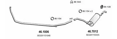 Система выпуска ОГ ASSO купить