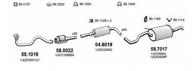 Система выпуска ОГ ASSO купить