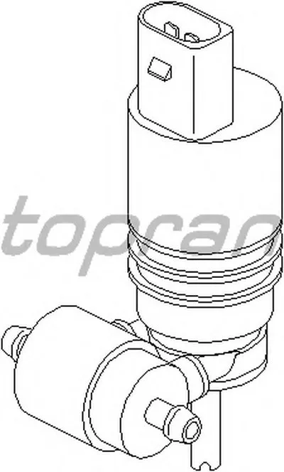 Водяной насос, система очистки окон TOPRAN купить