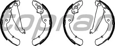 Комплект тормозных колодок TOPRAN купить