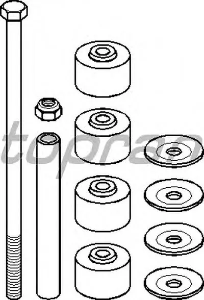 Ремкомплект, соединительная тяга стабилизатора TOPRAN купить