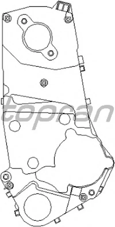 Кожух, зубчатый ремень TOPRAN купить