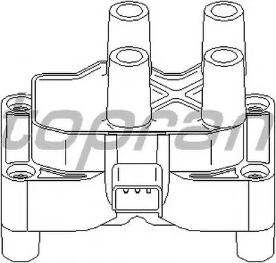 Катушка зажигания TOPRAN купить