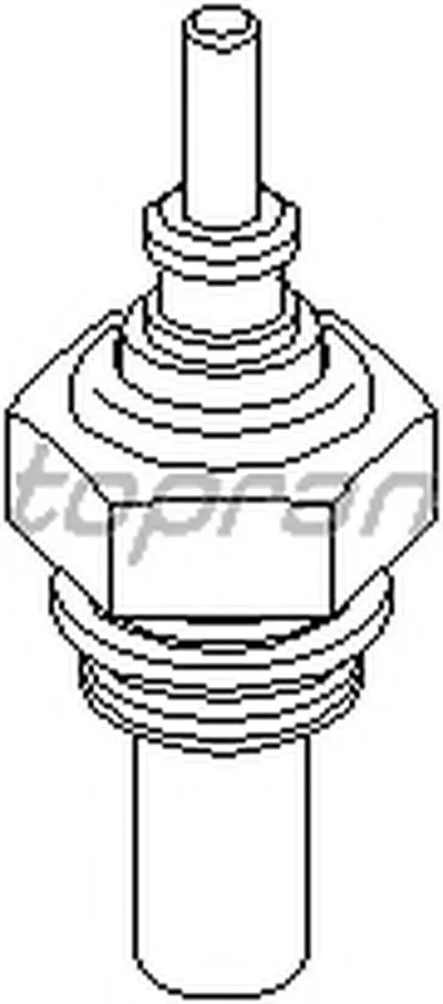 Датчик, температура охлаждающей жидкости TOPRAN купить