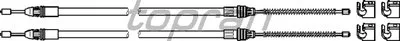 Трос, стояночная тормозная система TOPRAN купить