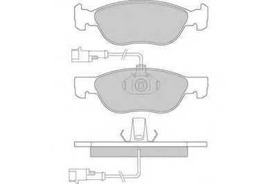Комплект тормозных колодок, дисковый тормоз E.T.F. купить