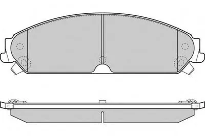 Комплект тормозных колодок, дисковый тормоз E.T.F. купить