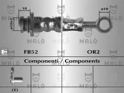 Тормозной шланг MALÒ купить