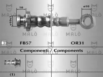 Тормозной шланг MALÒ купить