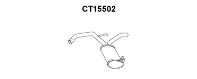 Глушитель выхлопных газов конечный VENEPORTE купить