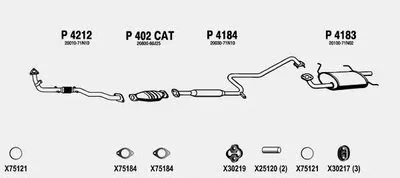 Система выпуска ОГ FENNO купить