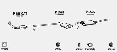 Система выпуска ОГ FENNO купить
