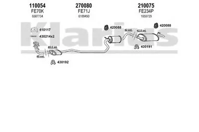 Система выпуска ОГ KLARIUS купить