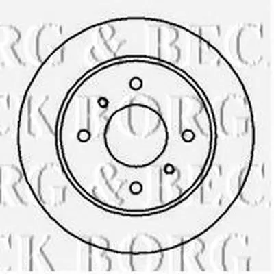 Тормозной диск BORG & BECK купить