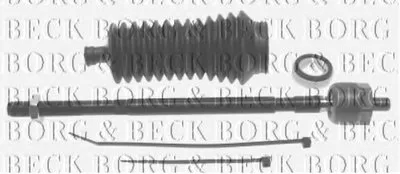 Осевой шарнир, рулевая тяга BORG & BECK купить
