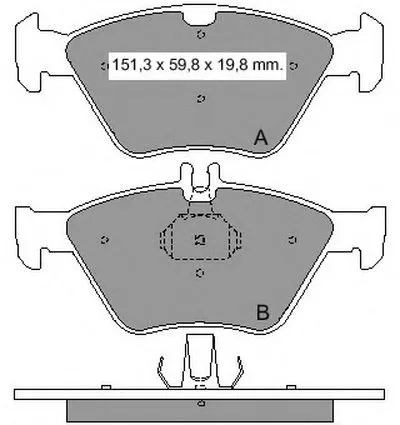 Комплект тормозных колодок, дисковый тормоз VEMA купить