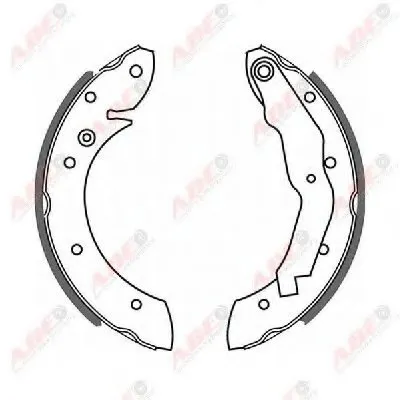 Комплект тормозных колодок ABE купить