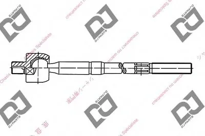 Осевой шарнир, рулевая тяга DJ PARTS купить
