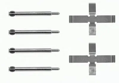 Комплектующие, колодки дискового тормоза HELLA PAGID купить