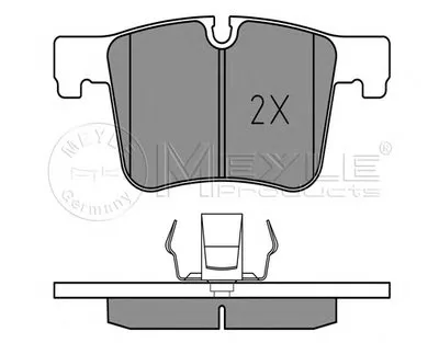 Комплект тормозных колодок, дисковый тормоз MEYLE купить