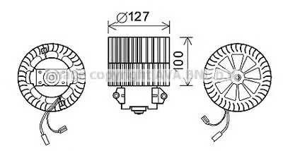 Электродвигатель, вентиляция салона AVA QUALITY COOLING купить