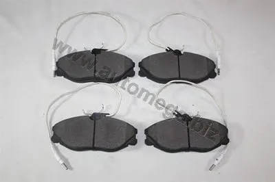 Комплект тормозных колодок, дисковый тормоз AutoMega Premium AUTOMEGA купить