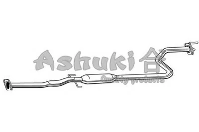 Средний глушитель выхлопных газов ASHUKI купить
