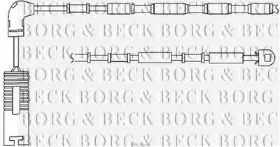 Сигнализатор, износ тормозных колодок BORG & BECK купить