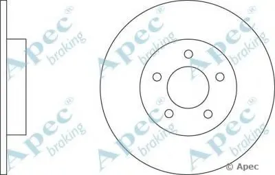 Тормозной диск APEC braking купить