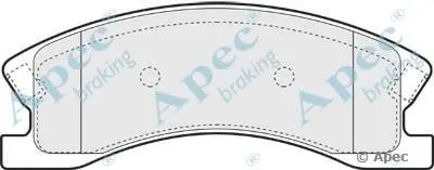 Комплект тормозных колодок, дисковый тормоз APEC braking купить