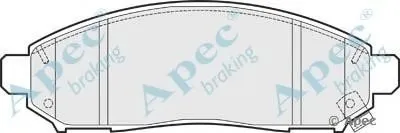 Комплект тормозных колодок, дисковый тормоз APEC braking купить