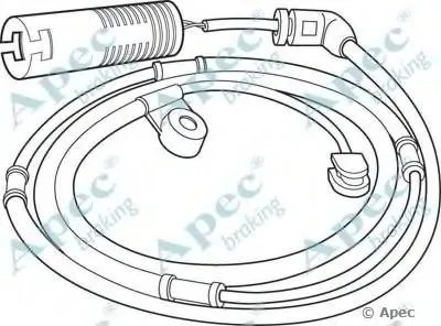 Указатель износа, накладка тормозной колодки APEC braking купить