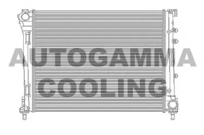 Радиатор, охлаждение двигателя AUTOGAMMA купить