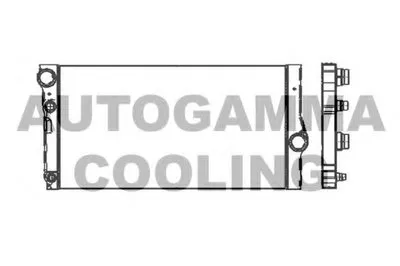 Радиатор, охлаждение двигателя AUTOGAMMA купить