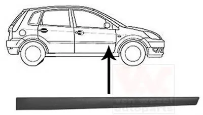 Облицовка / защитная накладка, дверь VAN WEZEL купить