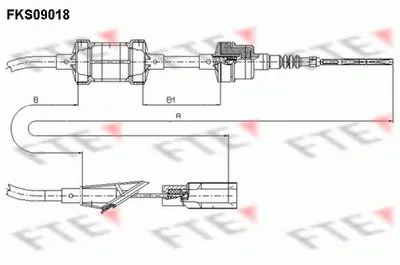 Тросик сцепления FTE купить