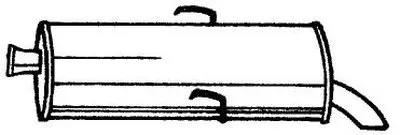 Глушитель выхлопных газов конечный AKS DASIS купить