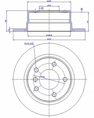 Тормозной диск HC CAR купить