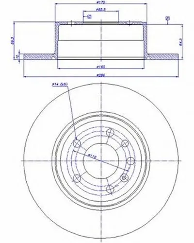 Тормозной диск CAR купить
