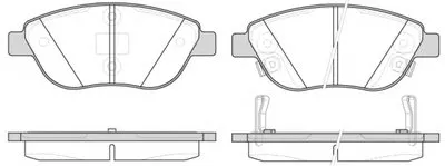 Комплект тормозных колодок, дисковый тормоз KAWE купить