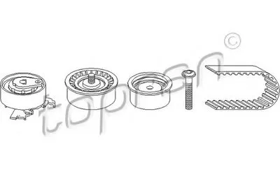Комплект ремня ГРМ TOPRAN купить