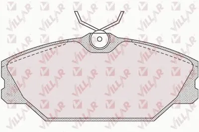 Комплект тормозных колодок, дисковый тормоз VILLAR купить