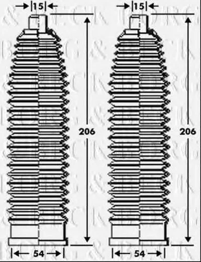 Пыльник, рулевое управление BORG & BECK купить