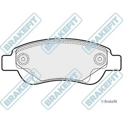 Комплект тормозных колодок, дисковый тормоз Brake Fit APEC braking купить