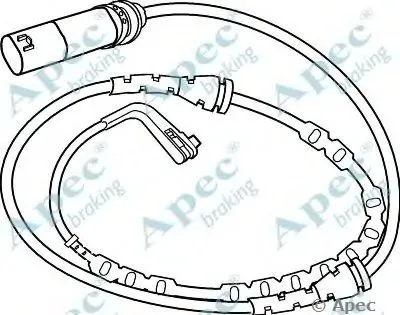 Указатель износа, накладка тормозной колодки APEC braking купить