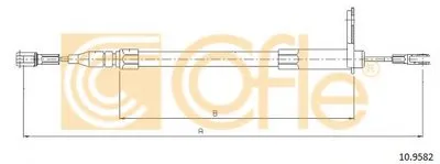 Трос, стояночная тормозная система COFLE купить