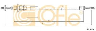 Тросик сцепления COFLE купить